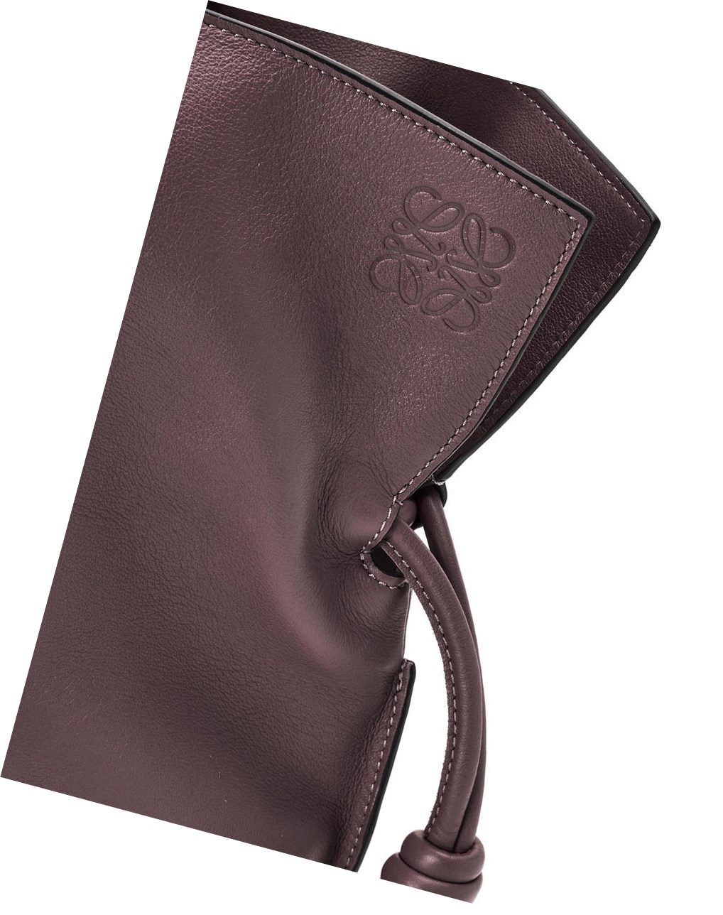 Loewe XL Flamenco bag in nappa calfskin Prune | MAWRS-5214