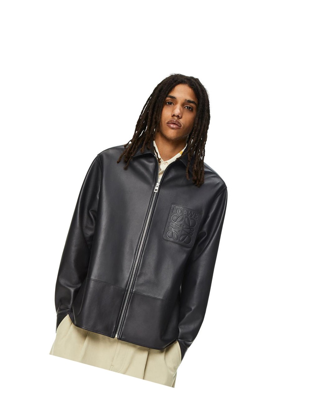 Loewe Zip overshirt in nappa Negros | IMEFN-0637