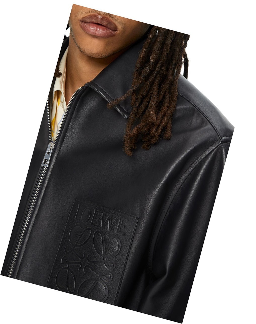 Loewe Zip overshirt in nappa Negros | IMEFN-0637
