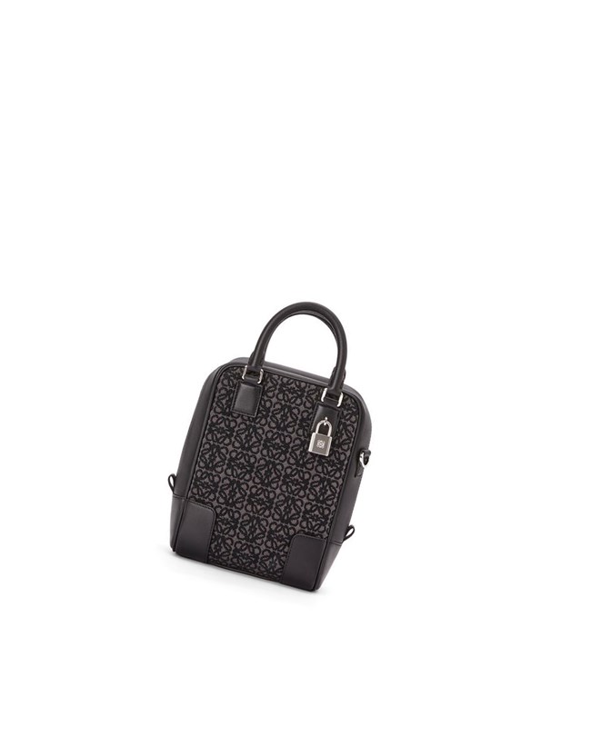 Loewe Amazona 15 in Anagram jacquard and calfskin Negros | UTNHF-7416