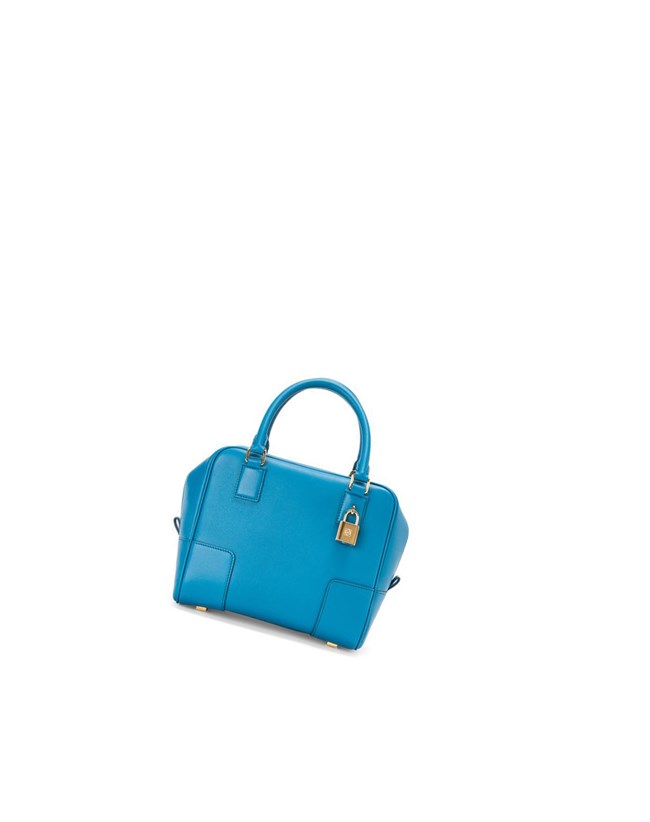 Loewe Amazona 19 square bag in nappa calfskin Azules | UYARC-1906