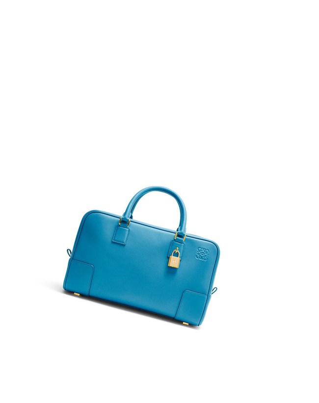 Loewe Amazona 28 bag in nappa calfskin Azules | WVPFO-7604