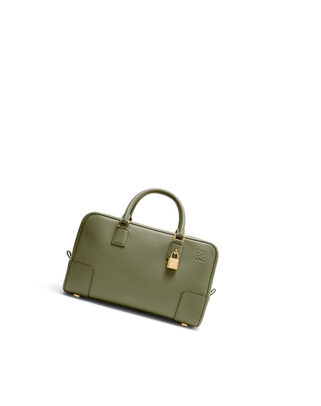 Loewe Amazona 28 bag in nappa calfskin Verdes | JANUS-4318