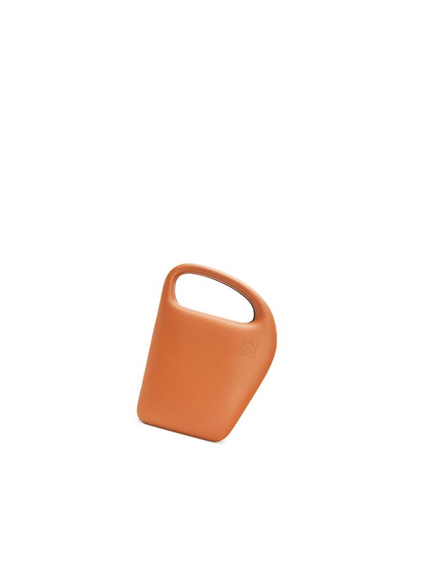 Loewe Architects D bag in natural calfskin Tan | NQDAB-1430