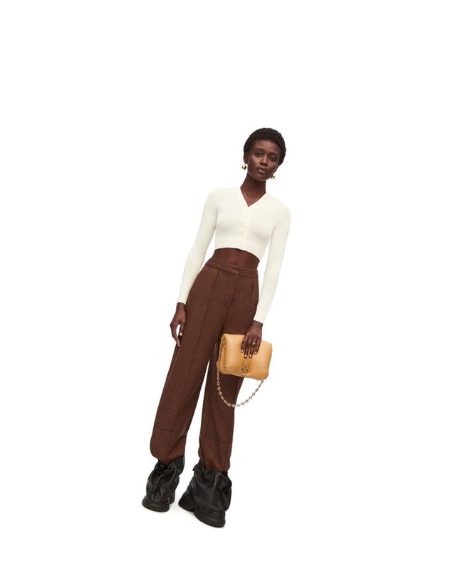 Loewe Balloon trousers in wool Rojos | HIVZD-5329