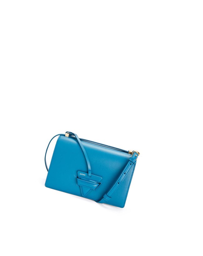 Loewe Barcelona bag in silk calfskin Azules | AKNZH-3298