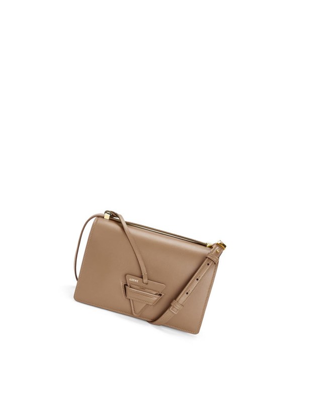 Loewe Barcelona bag in silk calfskin Mink Color | RAQZU-2184
