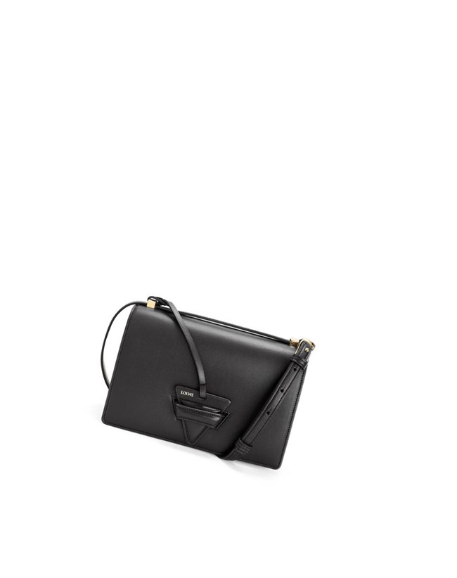 Loewe Barcelona bag in silk calfskin Negros | TXKAZ-4572
