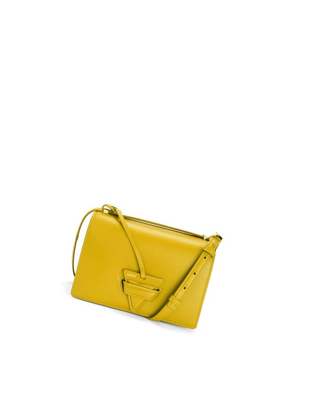 Loewe Barcelona bag in silk calfskin Ochre | SICGB-8270
