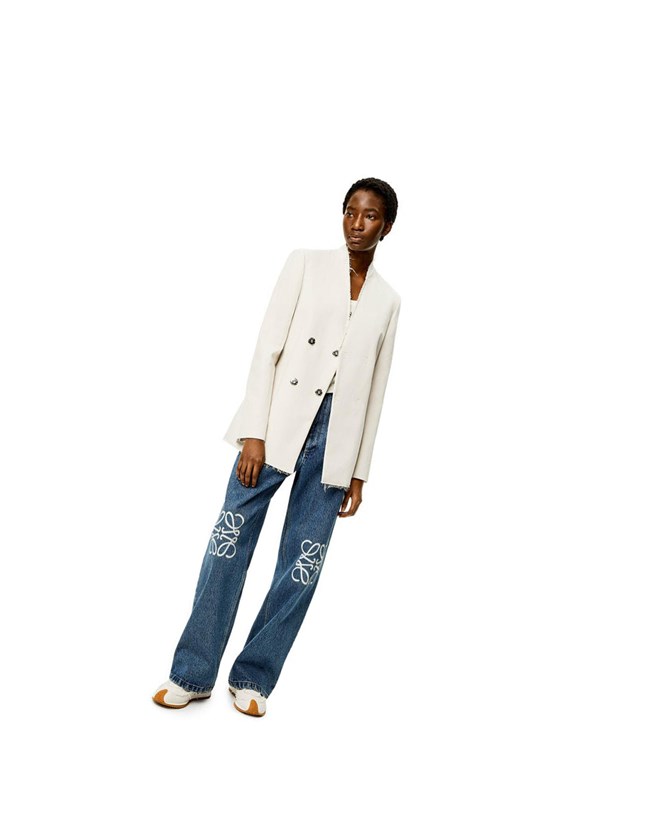Loewe Blazer in denim Ecru | CPYHM-4197