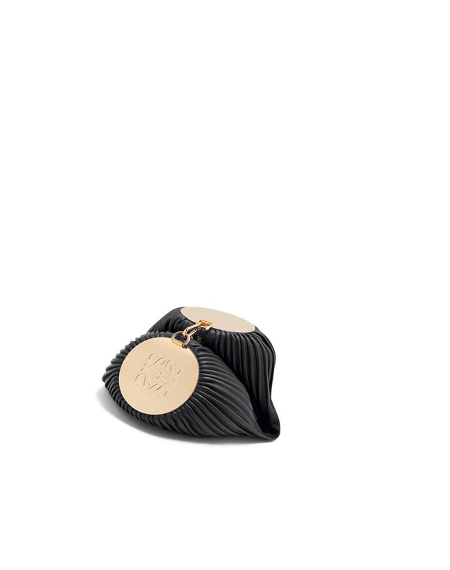 Loewe Bracelet pouch in pleated nappa Negros | GOKDV-8372