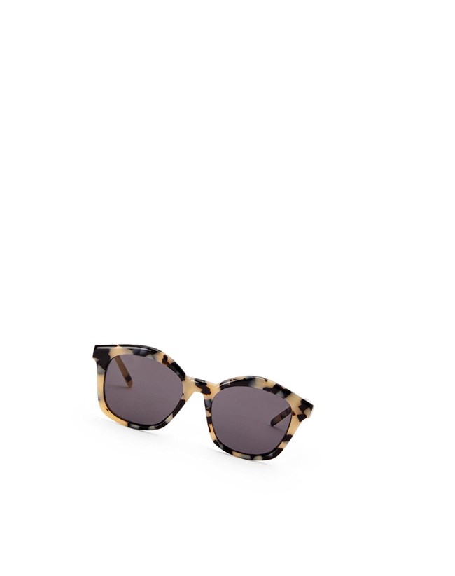 Loewe Browline sunglasses in acetate Negros Blancos | HQKCG-4309