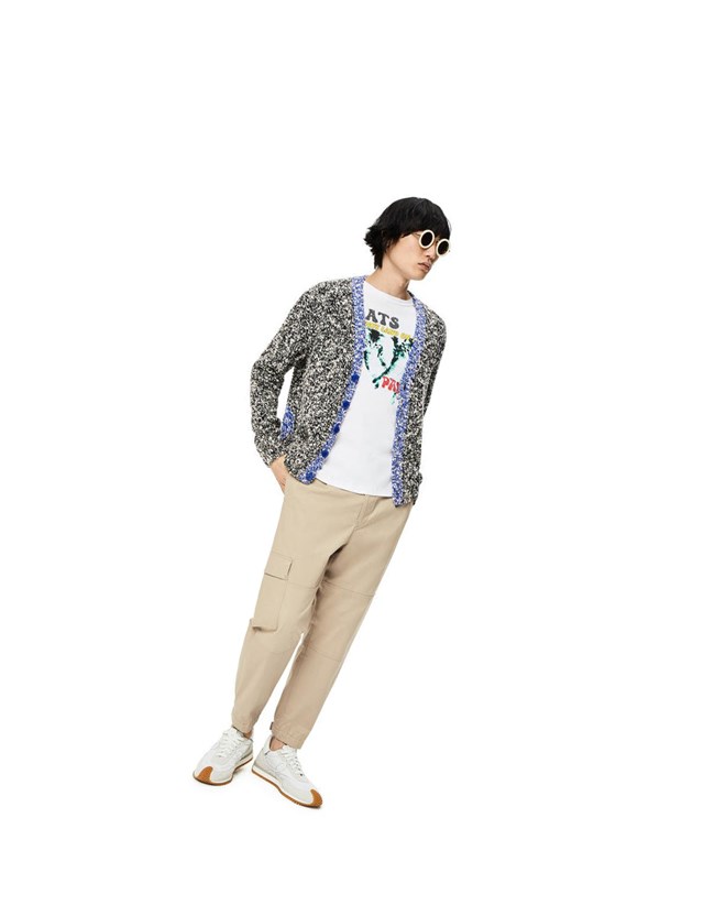 Loewe Cargo trousers in cotton Grises | MCYDK-2691