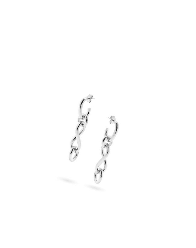 Loewe Chainlink earrings in sterling silver Plateados | HQOJY-6704