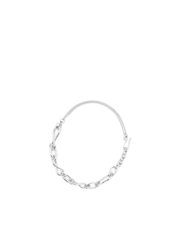 Loewe Chainlink necklace in sterling silver Plateados | OLAKT-9264