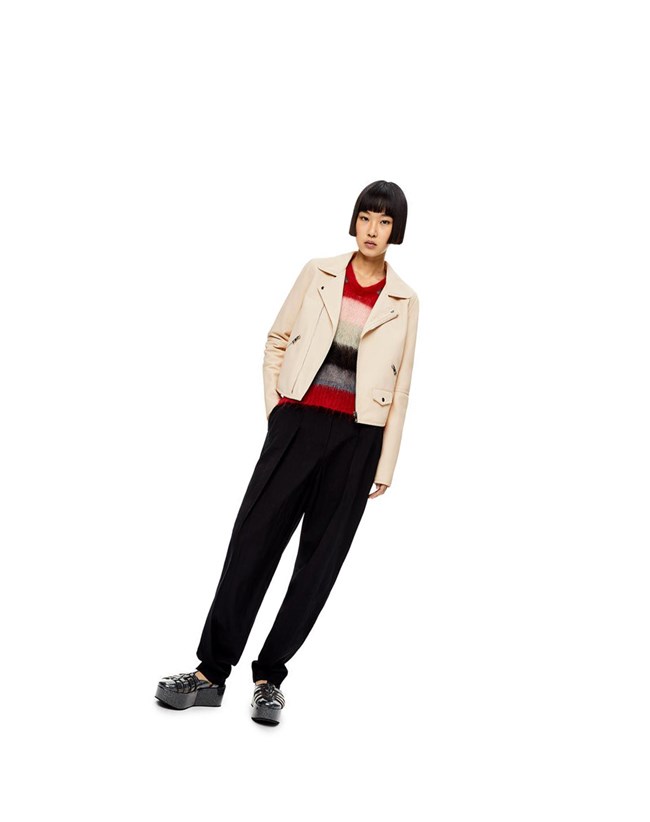 Loewe Ciclismo jacket in nappa Ecru | YDSHE-4160