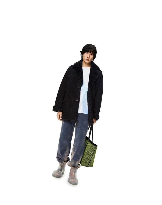Loewe Coat in shearling Negros | GBSZN-5238