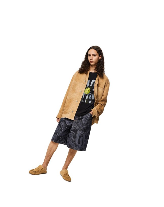 Loewe Corduroy workwear jacket in linen Beige | OTVHK-2785