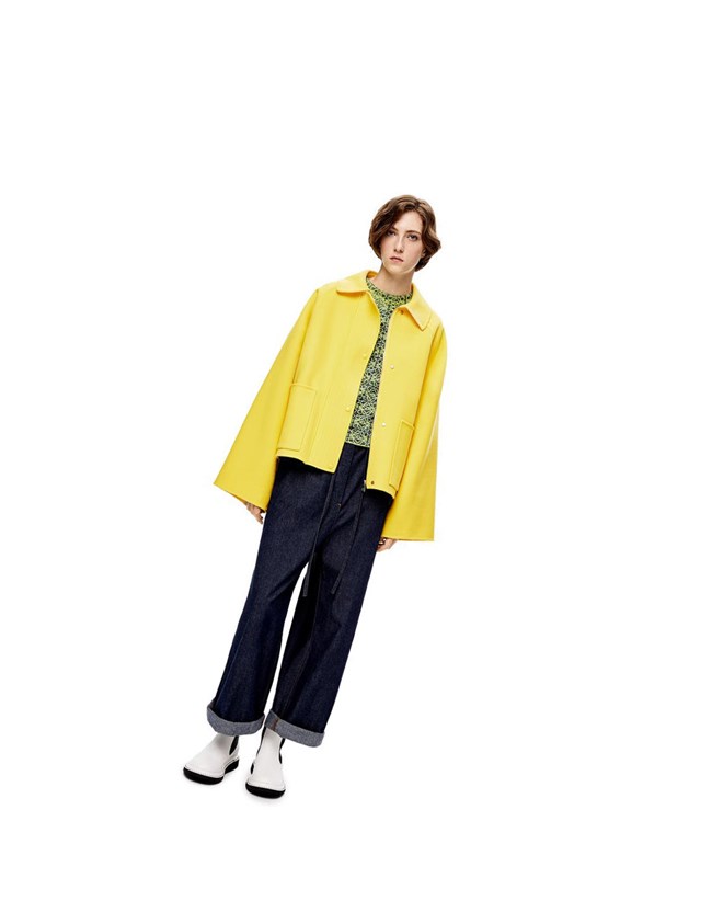 Loewe Corta jacket in wool and cashmere Amarillos | QJNBO-0847