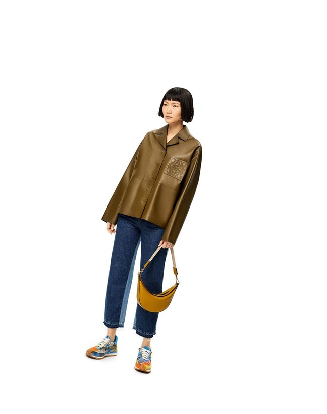 Loewe Cropped jeans in denim Azules Azules Azules | LFCVO-4098