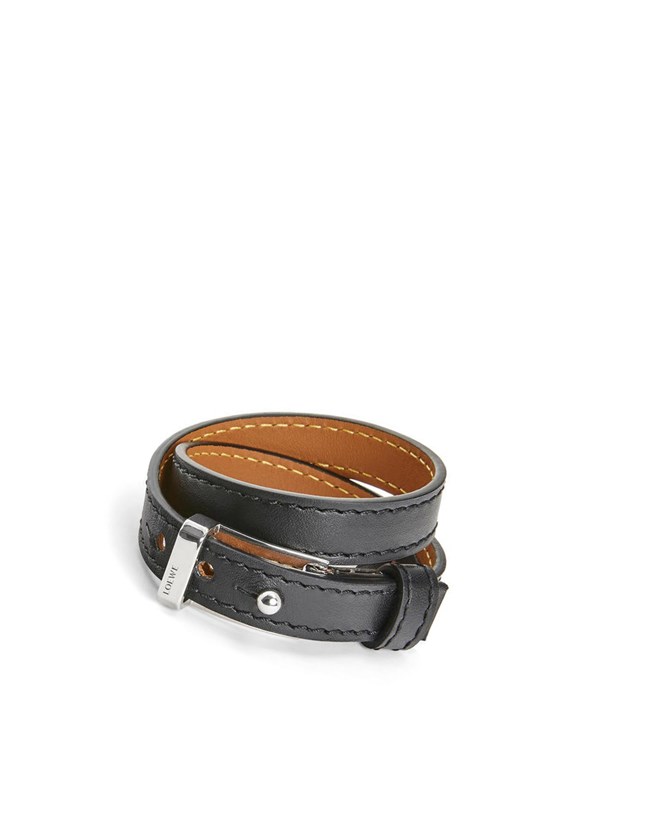 Loewe Double bracelet in calfskin Negros | IKRLA-6470
