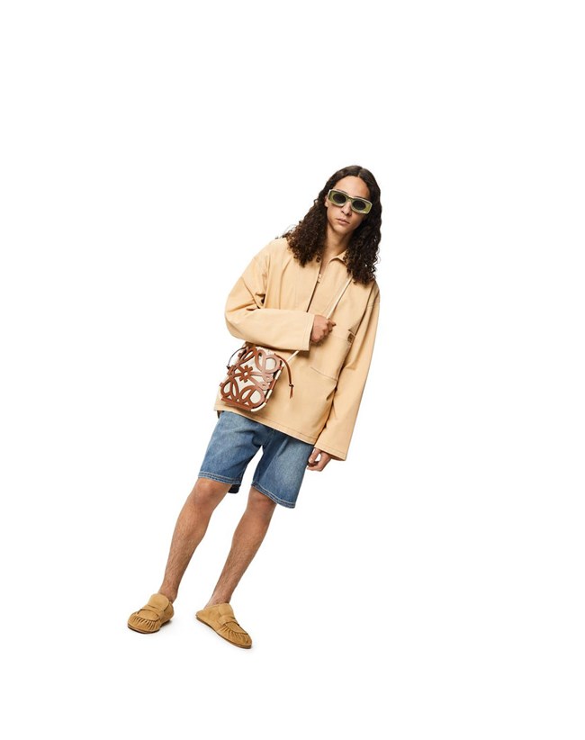 Loewe Drawstring shorts in denim Azules | LNYOK-3904
