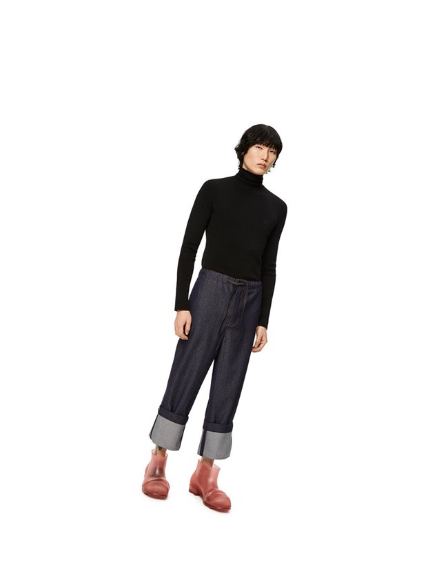Loewe Drawstring trousers in wool Azules | FMELK-2460
