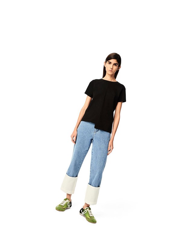Loewe Fisherman stonewash jeans in cotton Azules | CVSMY-4186
