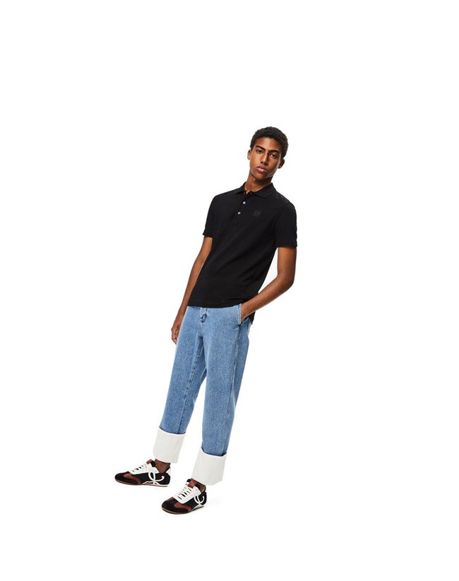 Loewe Fisherman stonewash jeans in cotton Azules | NMEUV-8672