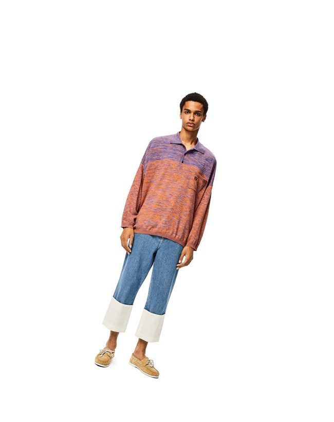 Loewe Fisherman stonewash jeans in cotton Azules | XFRBI-8240