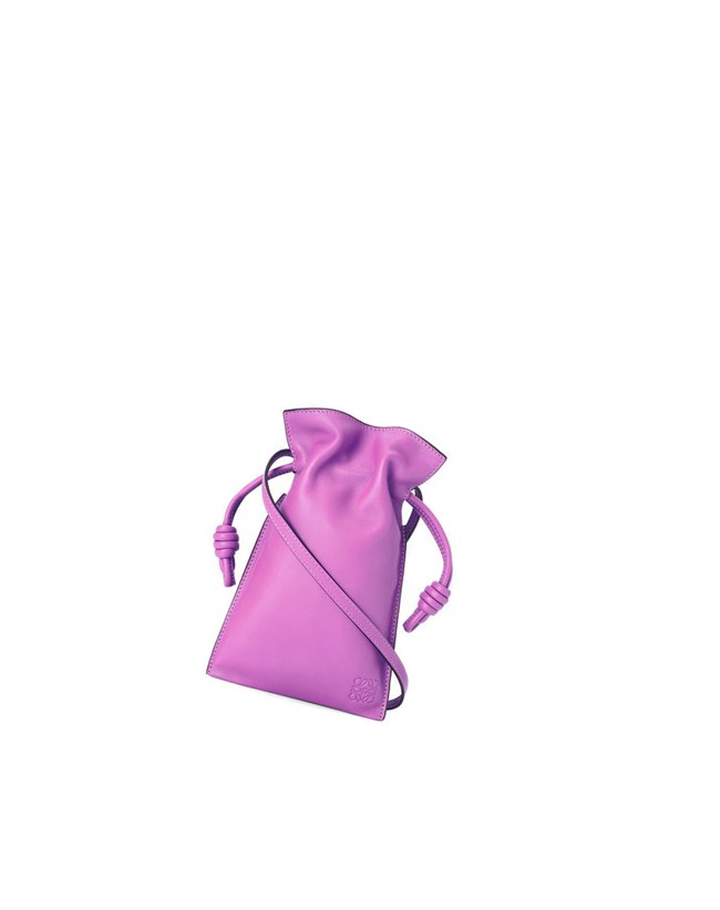 Loewe Flamenco Pocket in nappa calfskin Morados | MZHWS-6850