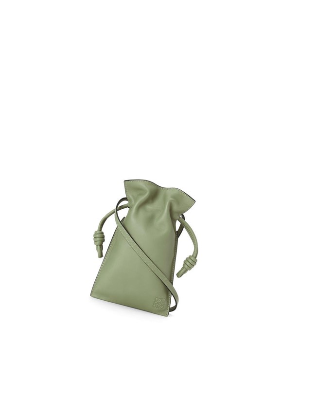 Loewe Flamenco Pocket in nappa calfskin Rosemary | OVGLC-9430