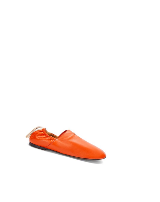 Loewe Flamenco ballerina in calfskin Naranjas | ARHUJ-5279