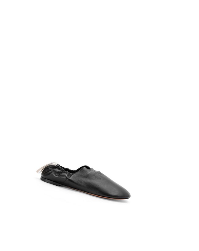 Loewe Flamenco ballerina in calfskin Negros | RJDZN-9874