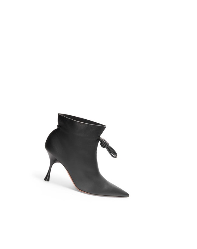 Loewe Flamenco boot in calfskin Negros | BMYPV-1576