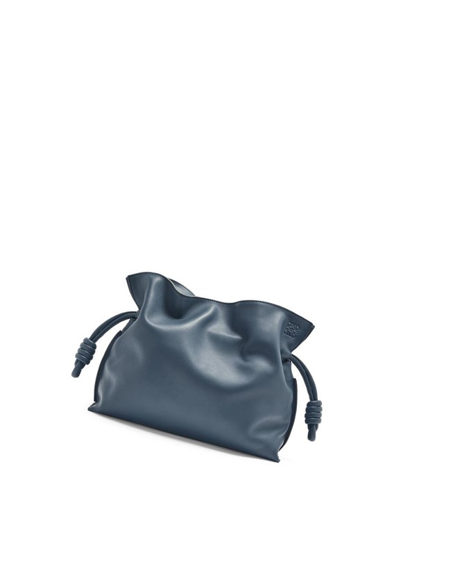 Loewe Flamenco clutch in nappa calfskin Azules | BKACF-0243