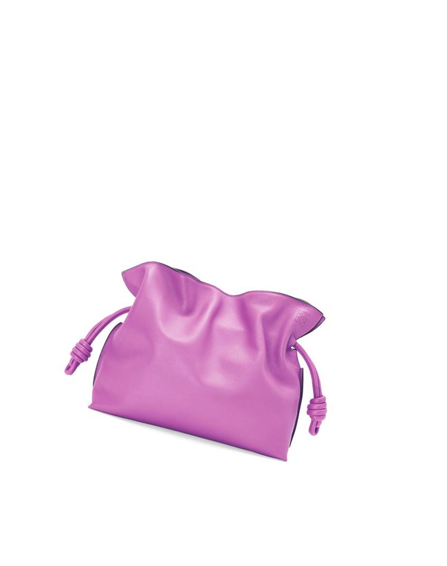 Loewe Flamenco clutch in nappa calfskin Morados | GEWVD-6523