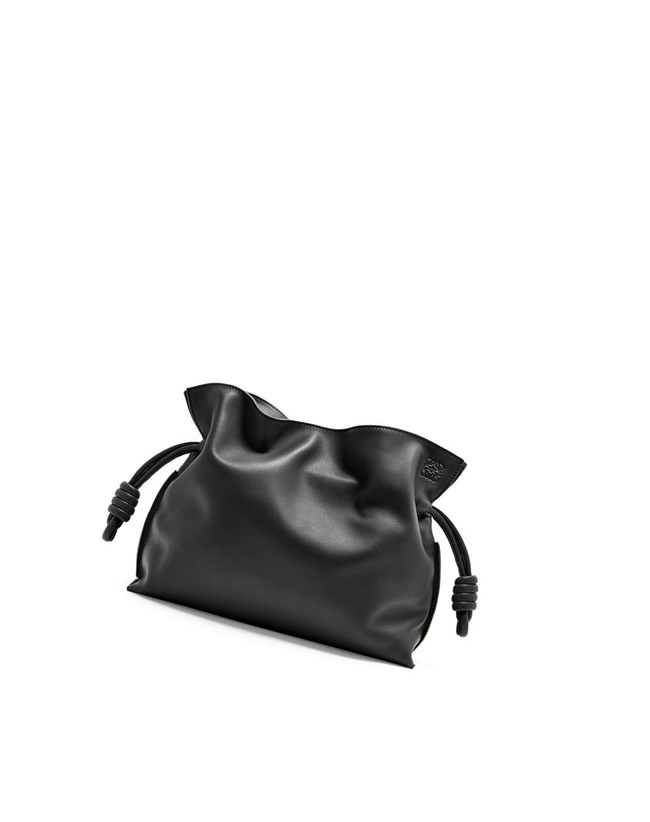 Loewe Flamenco clutch in nappa calfskin Negros | KQMYE-8234