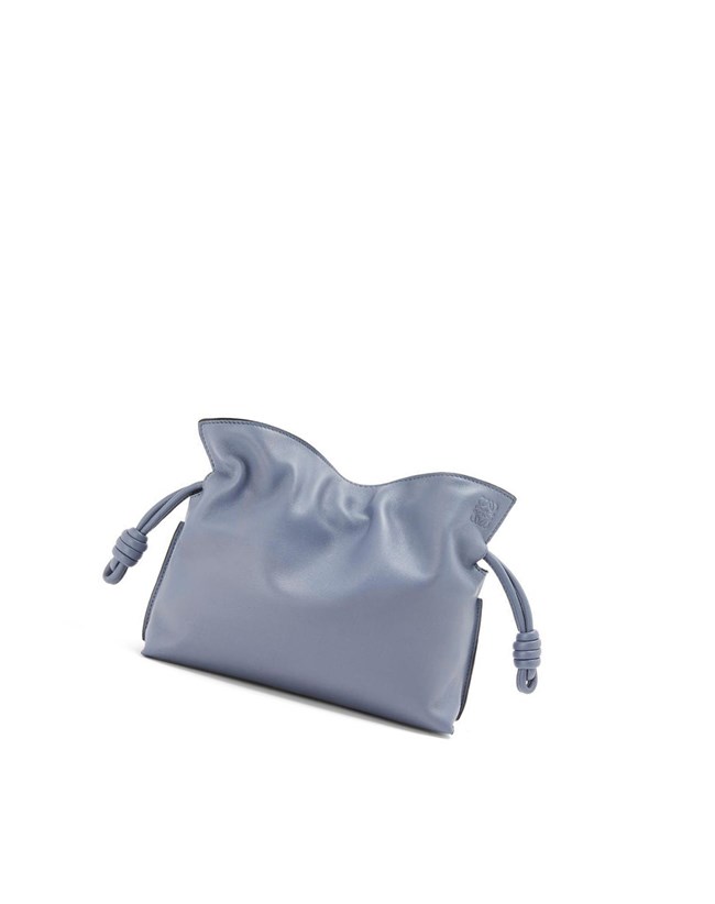 Loewe Flamenco clutch in nappa calfskin Azules | VQTFL-7681