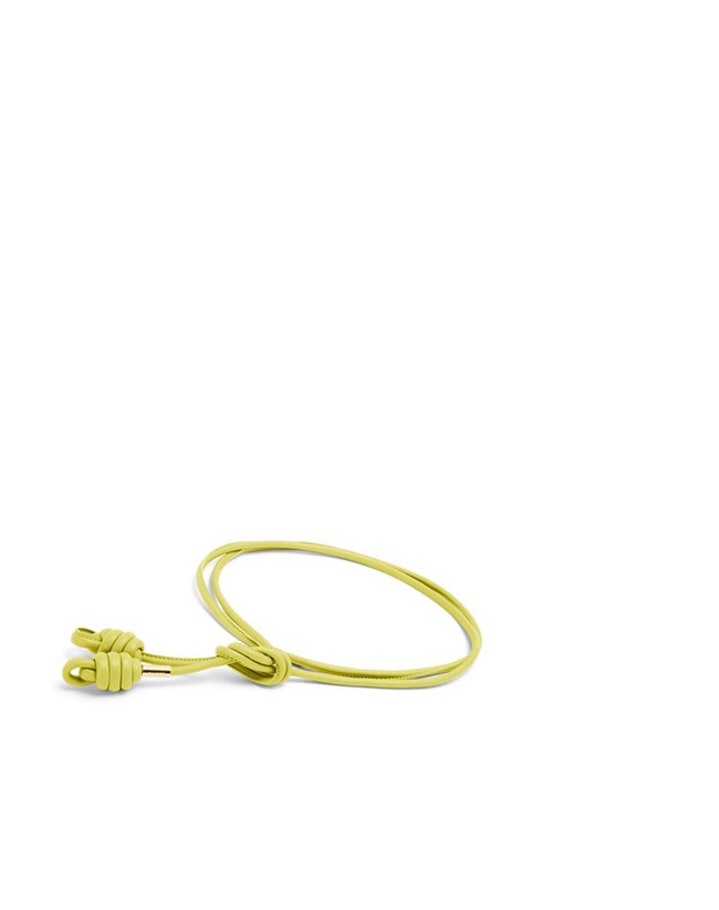 Loewe Flamenco knot belt in classic calfskin Amarillos | KUIWY-1927