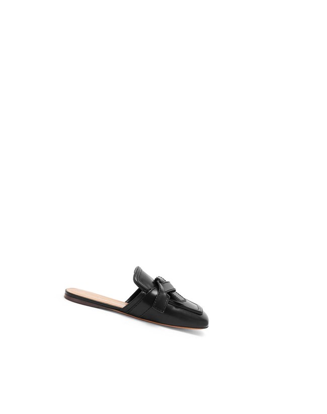 Loewe Gate flat mule in calfskin Negros | FPYKH-6824