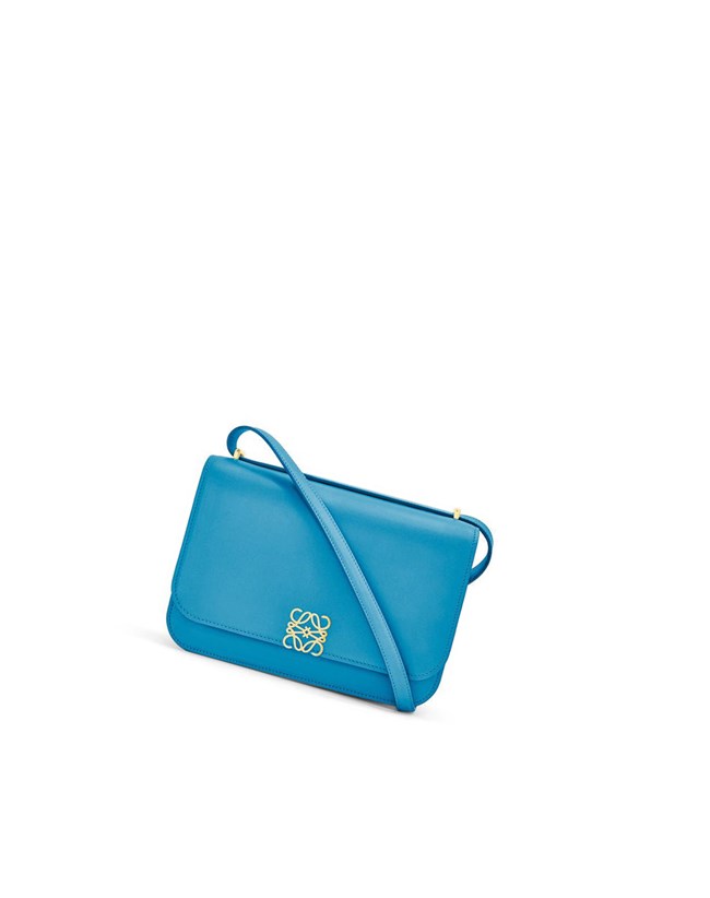 Loewe Goya bag in silk calfskin Azules | VZMFB-1753
