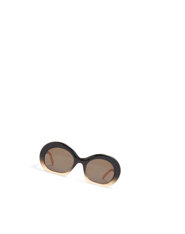 Loewe Halfmoon sunglasses in acetate Negros Beige | EQCPK-1729