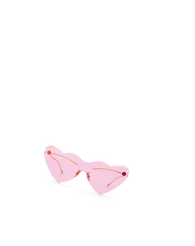 Loewe Heart sunglasses in metal Rosas | KVHSE-7026