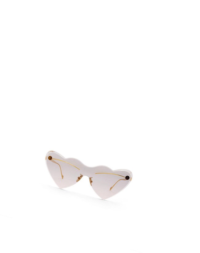 Loewe Heart sunglasses in metal Smoke | SHQXL-8540