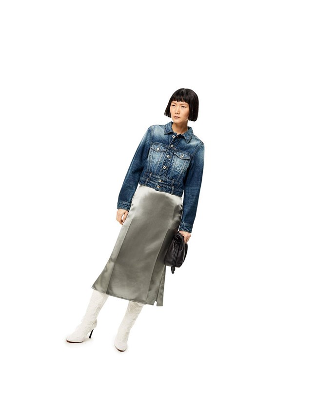 Loewe Jacket in denim Washed Denim | MCOUT-8516