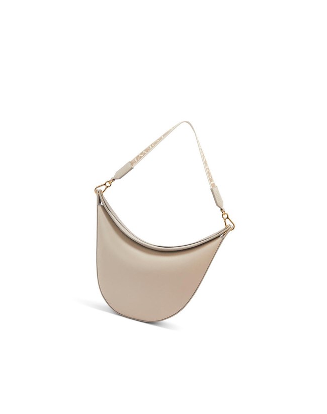 Loewe LOEWE Luna bag in satin calfskin and jacquard Azules | EBAUW-1042