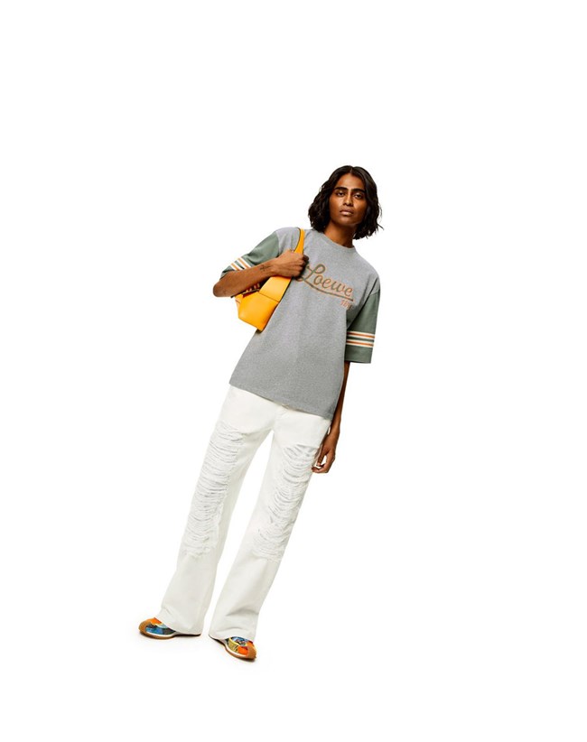 Loewe LOEWE T-shirt in cotton Grises | SNKCD-7025