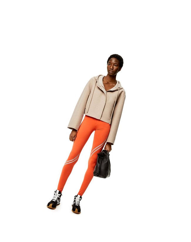 Loewe LOEWE leggings in polyamide Naranjas | WRSMN-9784