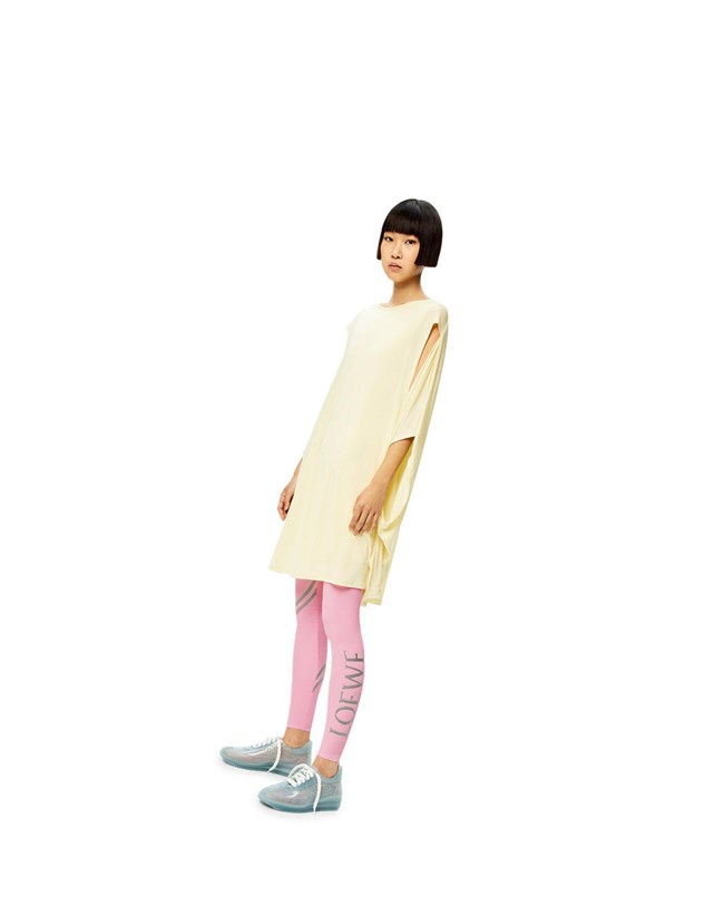 Loewe LOEWE leggings in polyamide and elastane Rosas | YUIAT-0254
